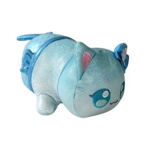 APHMAU Meemows Blue Mermaid Cat Plush Sparkle Cat